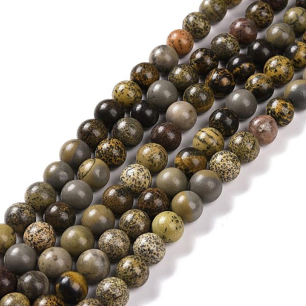 PandaHall Natural Dendritic Jasper Beads Strands, Chohua Jasper, Round, Mixed Color, 6mm, Hole: 1mm, about 64pcs/strand, 15.1 inch Dendritic..., Multicolor
PandaHall Natural Dendritic Jasper Beads Strands, Chohua Jasper, Round, Mixed Color, 6mm, Hole: 1mm, about 64pcs/strand, 15.1 inch Dendritic..., Multicolor