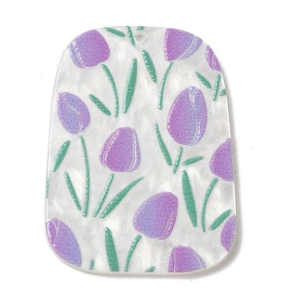 PandaHall Printed Acrylic Pendants, Trapezoid, Flower, 39.5x29x2.5mm, Hole: 1.5mm Acrylic Flower
PandaHall Printed Acrylic Pendants, Trapezoid, Flower, 39.5x29x2.5mm, Hole: 1.5mm Acrylic Flower