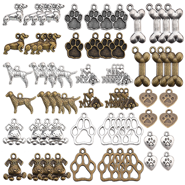 PandaHall SUNNYCLUE 64pcs 16 Styles Pet Dog Puppy Paw Print Metal Footprint Animal Pendant Charm for DIY Necklace Bracelet Earring Jewellery...
PandaHall SUNNYCLUE 64pcs 16 Styles Pet Dog Puppy Paw Print Metal Footprint Animal Pendant Charm for DIY Necklace Bracelet Earring Jewellery...