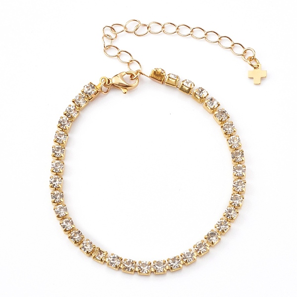 PandaHall Brass Rhinestone Strass Chain Bracelets, Rhinestone Cup Chains Bracelets, Golden, 7 inch(17.8cm) Brass
PandaHall Brass Rhinestone Strass Chain Bracelets, Rhinestone Cup Chains Bracelets, Golden, 7 inch(17.8cm) Brass