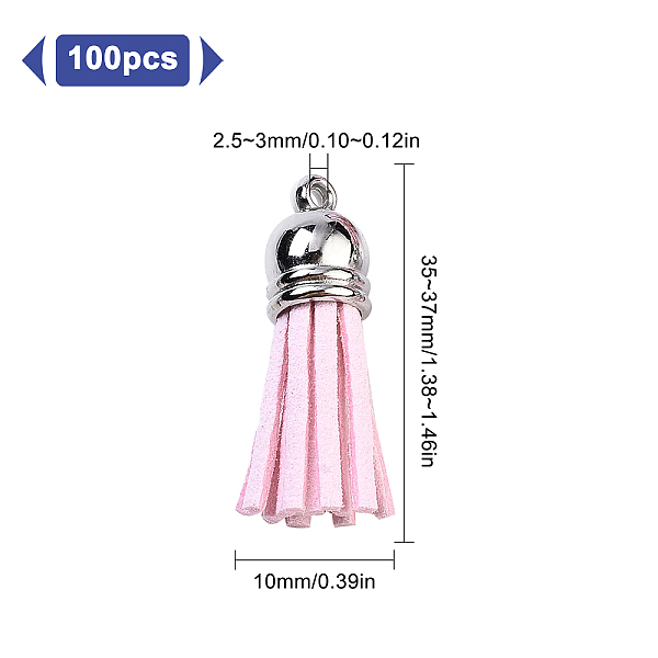 PandaHall SUNNYCLUE Tassels Leather Charms Bulk Keyring Tassels Decoration Faux Suede Tassel Pendant with CCB Plastic Cord Ends Faux Suede..., Pink
PandaHall SUNNYCLUE Tassels Leather Charms Bulk Keyring Tassels Decoration Faux Suede Tassel Pendant with CCB Plastic Cord Ends Faux Suede..., Pink