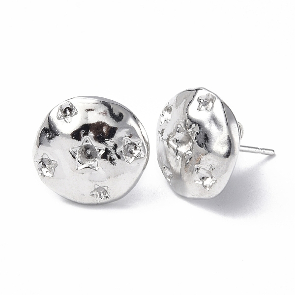 PandaHall 304 Stainless Steel Stud Earring Findings, with Rhinestone Settng and Ear Nuts, Flat Round with Star, Stainless Steel Color, Fit...
PandaHall 304 Stainless Steel Stud Earring Findings, with Rhinestone Settng and Ear Nuts, Flat Round with Star, Stainless Steel Color, Fit...