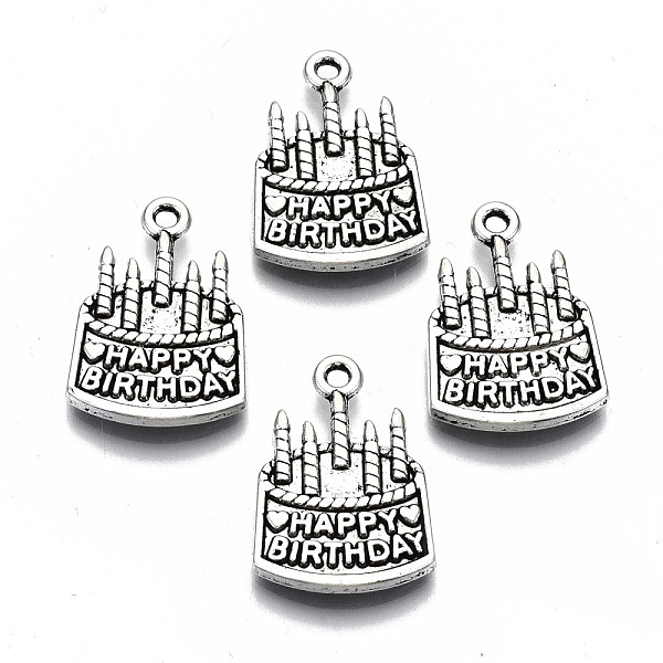 PandaHall Tibetan Style Alloy Pendants, Cake, Cadmium Free & Lead Free, Antique Silver, 22x15x2mm, Hole: 1.8mm, about 411pcs/686g Alloy Food
PandaHall Tibetan Style Alloy Pendants, Cake, Cadmium Free & Lead Free, Antique Silver, 22x15x2mm, Hole: 1.8mm, about 411pcs/686g Alloy Food