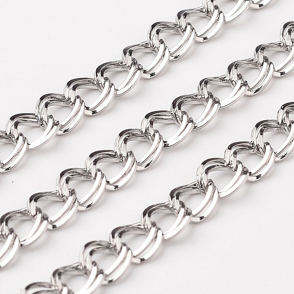PandaHall 304 Stainless Steel Curb Chains, Unwelded, Stainless Steel Color, 8x6x2mm 304 Stainless Steel
PandaHall 304 Stainless Steel Curb Chains, Unwelded, Stainless Steel Color, 8x6x2mm 304 Stainless Steel