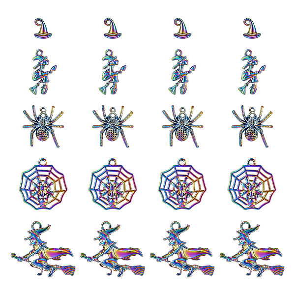 PandaHall CHGCRAFT 20Pcs 5Style Rainbow Color Charms Witch Spider Pendants Plated Alloy Pendants for Jewelry Making DIY Findings Alloy Mixed...
PandaHall CHGCRAFT 20Pcs 5Style Rainbow Color Charms Witch Spider Pendants Plated Alloy Pendants for Jewelry Making DIY Findings Alloy Mixed...