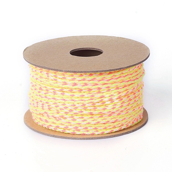 PandaHall Macrame Cotton Cord, Braided Rope, for Wall Hanging, Crafts, Gift Wrapping, Colorful, 2mm, about 21.87 yards(20m)/roll Cotton
PandaHall Macrame Cotton Cord, Braided Rope, for Wall Hanging, Crafts, Gift Wrapping, Colorful, 2mm, about 21.87 yards(20m)/roll Cotton