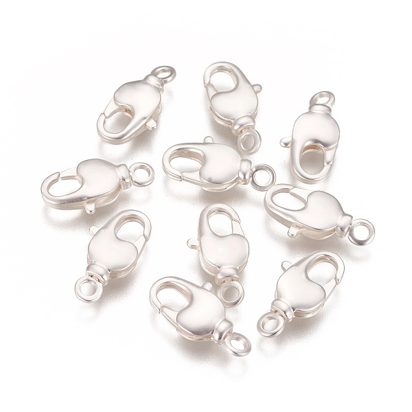 PandaHall Brass Swivel Lobster Claw Clasps, Swivel Snap Hook, Long-Lasting Plated, Matte Silver Color, 17x9x3.5mm, Hole: 2mm Brass
PandaHall Brass Swivel Lobster Claw Clasps, Swivel Snap Hook, Long-Lasting Plated, Matte Silver Color, 17x9x3.5mm, Hole: 2mm Brass