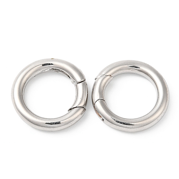 PandaHall Brass Spring Gate Rings, Cadmium Free & Lead Free, Long-Lasting Plated, Ring, Platinum, 15x14.5x3mm Brass
PandaHall Brass Spring Gate Rings, Cadmium Free & Lead Free, Long-Lasting Plated, Ring, Platinum, 15x14.5x3mm Brass