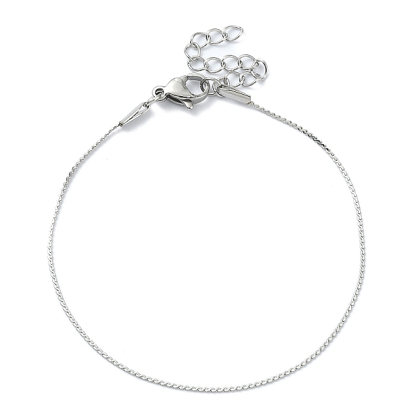 PandaHall 304 Stainless Steel Serpentine Chain Bracelets, Stainless Steel Color, 6-3/4 inch(17cm) 304 Stainless Steel
PandaHall 304 Stainless Steel Serpentine Chain Bracelets, Stainless Steel Color, 6-3/4 inch(17cm) 304 Stainless Steel