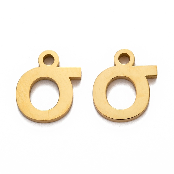 PandaHall Ion Plating(IP) 304 Stainless Steel Pendants, Matte Style, Greek Alphabet, Golden, Letter.S, 10x9x1.5mm, Hole: 1.5mm 304 Stainless...
PandaHall Ion Plating(IP) 304 Stainless Steel Pendants, Matte Style, Greek Alphabet, Golden, Letter.S, 10x9x1.5mm, Hole: 1.5mm 304 Stainless...