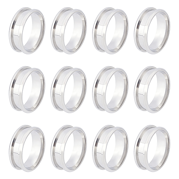 PandaHall UNICRAFTALE 12Pcs Size 10 Stainless Steel Grooved Finger Ring with Velvet Pouches Blank Core Ring Round Empty Ring for Inlay Ring...
PandaHall UNICRAFTALE 12Pcs Size 10 Stainless Steel Grooved Finger Ring with Velvet Pouches Blank Core Ring Round Empty Ring for Inlay Ring...