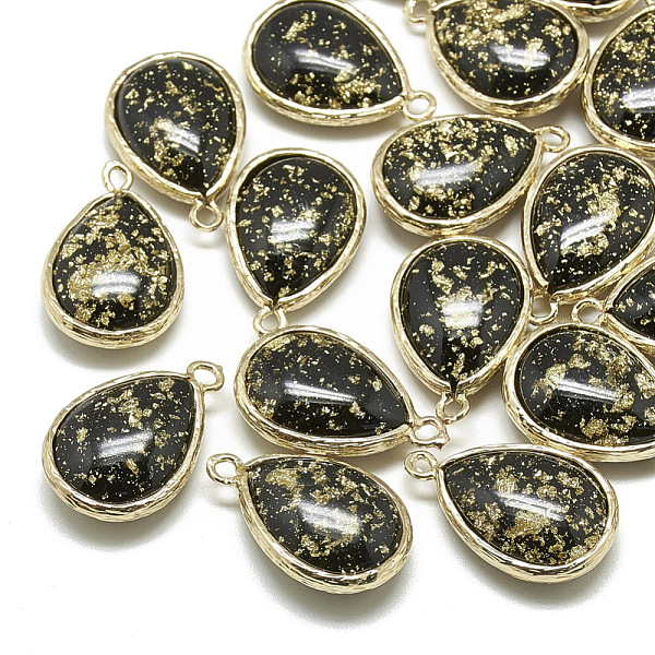 PandaHall Resin Pendants, with Golden Tone Brass Findings, teardrop, Gold, 23x15x7mm, Hole: 1~2mm Brass+Resin Teardrop Gold
PandaHall Resin Pendants, with Golden Tone Brass Findings, teardrop, Gold, 23x15x7mm, Hole: 1~2mm Brass+Resin Teardrop Gold