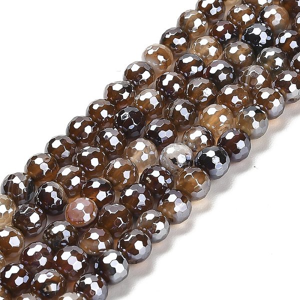 PandaHall Electroplated Natural Agate Round Beads Strands, Dyed & Heated, Faceted(128 Facets), Saddle Brown, 6mm, Hole: 1.2mm, about...
PandaHall Electroplated Natural Agate Round Beads Strands, Dyed & Heated, Faceted(128 Facets), Saddle Brown, 6mm, Hole: 1.2mm, about...