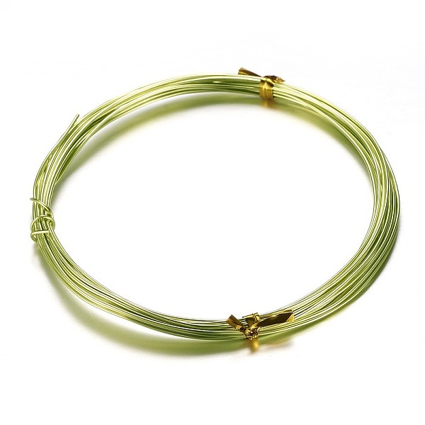 PandaHall Round Aluminum Craft Wire, for Beading Jewelry Craft Making, Yellow Green, 20 Gauge, 0.8mm, 10m/roll(32.8 Feet/roll) Aluminum...
PandaHall Round Aluminum Craft Wire, for Beading Jewelry Craft Making, Yellow Green, 20 Gauge, 0.8mm, 10m/roll(32.8 Feet/roll) Aluminum...