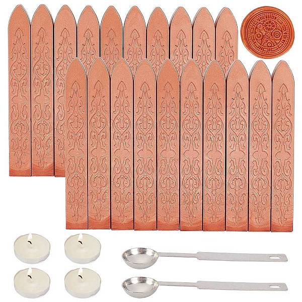PandaHall CRASPIRE DIY Scrapbook Kits, Including Candle, Stainless Steel Spoon and Sealing Wax Sticks, Goldenrod, 9x1.1x1.1cm, 20pcs Wax..., Gold
PandaHall CRASPIRE DIY Scrapbook Kits, Including Candle, Stainless Steel Spoon and Sealing Wax Sticks, Goldenrod, 9x1.1x1.1cm, 20pcs Wax..., Gold