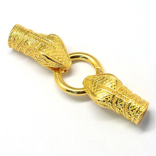 PandaHall Alloy Spring Gate Rings, O Rings, with Cord Ends, Snake, Golden, 6 Gauge, 81mm Alloy
PandaHall Alloy Spring Gate Rings, O Rings, with Cord Ends, Snake, Golden, 6 Gauge, 81mm Alloy
