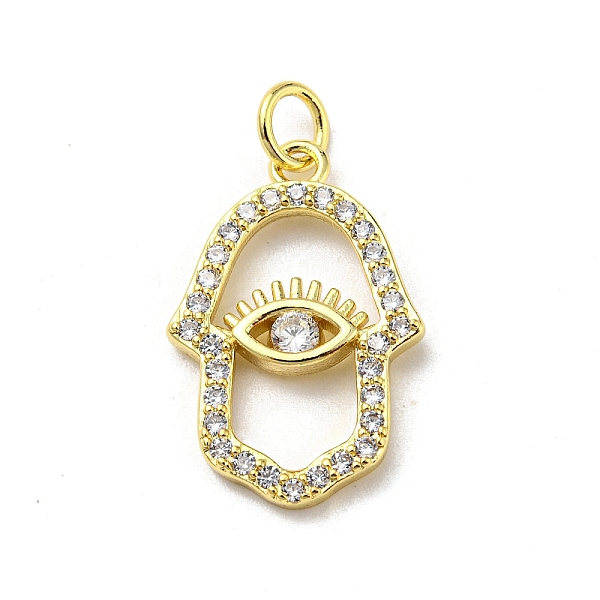 PandaHall Brass Micro Pave Cubic Zirconia Pendants, Hamsa Hand with Eye, Real 16K Gold Plated, 21.5x14x2.4mm Brass+Cubic Zirconia Palm Clear
PandaHall Brass Micro Pave Cubic Zirconia Pendants, Hamsa Hand with Eye, Real 16K Gold Plated, 21.5x14x2.4mm Brass+Cubic Zirconia Palm Clear