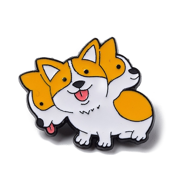 PandaHall Cartoon 3 Headed Dog Enamel Pin, Electrophoresis Black Alloy Cute Animal Brooch for Backpack Cloth, Orange, 24.5x25x1.5mm, Pin...
PandaHall Cartoon 3 Headed Dog Enamel Pin, Electrophoresis Black Alloy Cute Animal Brooch for Backpack Cloth, Orange, 24.5x25x1.5mm, Pin...