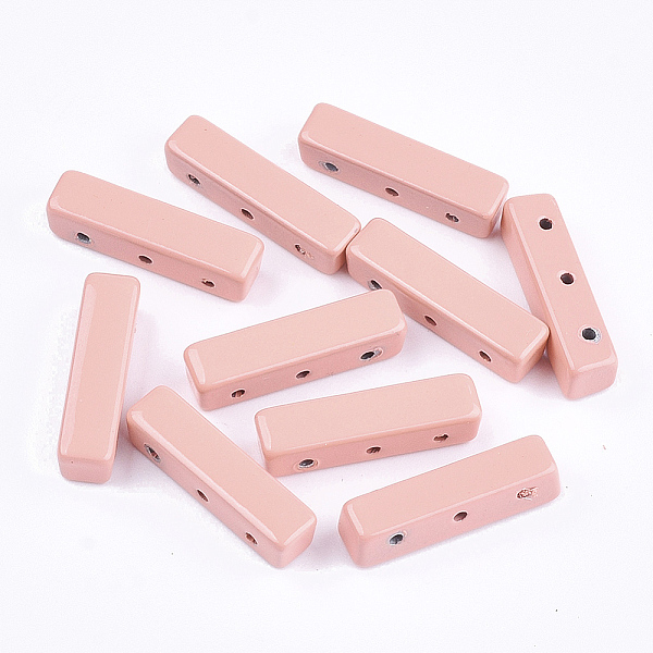 PandaHall Spray Painted Alloy Multi-Strand Links, For Tile Elastic Bracelets Making, Cuboid, Light Coral, 16x4x4mm, Hole: 1.2mm Alloy Cuboid..., Red
PandaHall Spray Painted Alloy Multi-Strand Links, For Tile Elastic Bracelets Making, Cuboid, Light Coral, 16x4x4mm, Hole: 1.2mm Alloy Cuboid..., Red