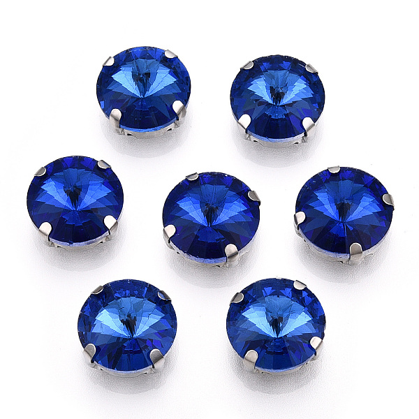 PandaHall Sew on Rhinestone, Multi-strand Links, Glass Rhinestone, with Brass Prong Settings, Garments Accessories, Faceted, Flat Round..., Blue
PandaHall Sew on Rhinestone, Multi-strand Links, Glass Rhinestone, with Brass Prong Settings, Garments Accessories, Faceted, Flat Round..., Blue