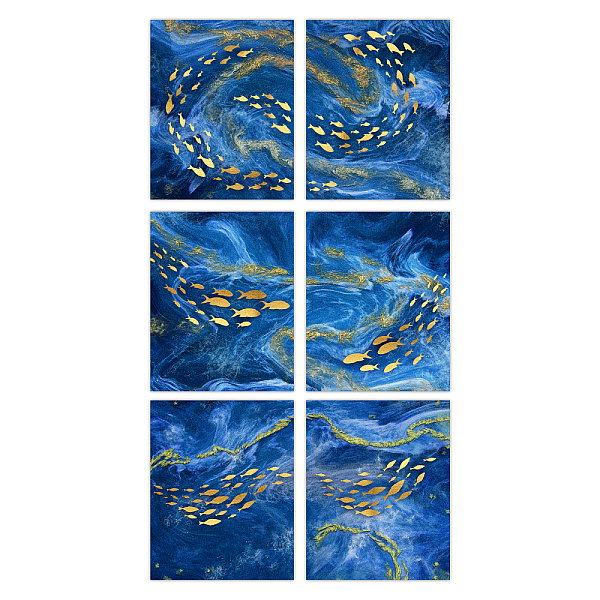 PandaHall Chemical Fiber Oil Canvas Hanging Painting, Home Wall Decoration, Rectangle, Fish Pattern, 250x200mm, 6 style, 1pc/style, 6pcs/set...
PandaHall Chemical Fiber Oil Canvas Hanging Painting, Home Wall Decoration, Rectangle, Fish Pattern, 250x200mm, 6 style, 1pc/style, 6pcs/set...