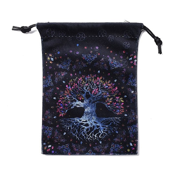 PandaHall Velvet Tarot Cards Storage Drawstring Bags, Tarot Desk Storage Holder, Black, Rectangle, Tree of Life Pattern, 18x13cm Velvet Tree...
PandaHall Velvet Tarot Cards Storage Drawstring Bags, Tarot Desk Storage Holder, Black, Rectangle, Tree of Life Pattern, 18x13cm Velvet Tree...