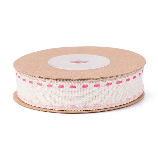 PandaHall Stitched Edge Ribbon, Polycotton Ribbon, for Gift Packaging, Pink, 5/8 inch(15mm), about 5 yards/roll Polycotton None Pink
PandaHall Stitched Edge Ribbon, Polycotton Ribbon, for Gift Packaging, Pink, 5/8 inch(15mm), about 5 yards/roll Polycotton None Pink