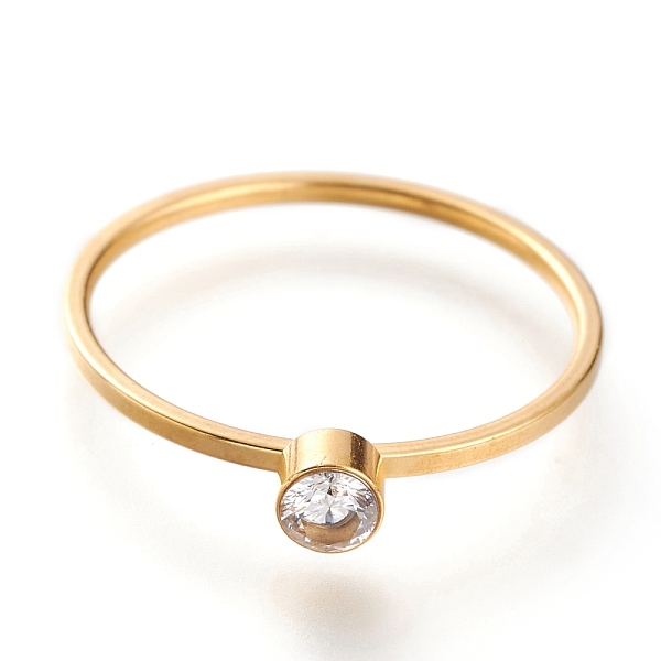 PandaHall Ion Plating(IP) 304 Stainless Steel Finger Rings, with Rhinestone, Flat Round, Golden, Crystal, US Size 7~7 3/4(17.3~17.9mm) 304..., Clear
PandaHall Ion Plating(IP) 304 Stainless Steel Finger Rings, with Rhinestone, Flat Round, Golden, Crystal, US Size 7~7 3/4(17.3~17.9mm) 304..., Clear