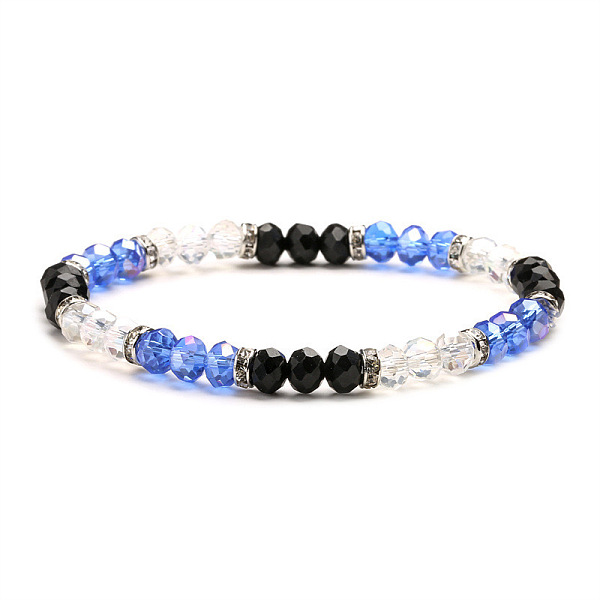 PandaHall Fashionable Faceted Rondelle Glass Beads Stretch Bracelets for Women Girls Gift Glass Rondelle
PandaHall Fashionable Faceted Rondelle Glass Beads Stretch Bracelets for Women Girls Gift Glass Rondelle