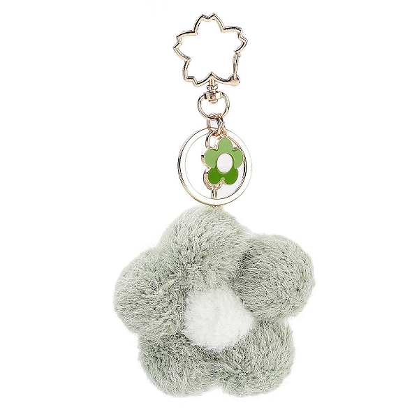 PandaHall Flower Plush Pendant Keychain, with Alloy Finding for Keychain, Purse, Backpack Ornament, Dark Sea Green, 15.4cm Alloy Flower
PandaHall Flower Plush Pendant Keychain, with Alloy Finding for Keychain, Purse, Backpack Ornament, Dark Sea Green, 15.4cm Alloy Flower