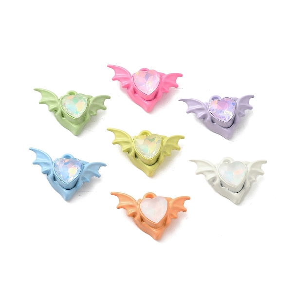 PandaHall Spray Painted Alloy Pendant, Heart with Wing, Mixed Color, 15.5x23.5x8mm, Hole: 1.8mm Alloy Multicolor
PandaHall Spray Painted Alloy Pendant, Heart with Wing, Mixed Color, 15.5x23.5x8mm, Hole: 1.8mm Alloy Multicolor
