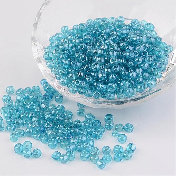 PandaHall Round Glass Seed Beads, Trans. Colours Lustered, Light Blue, Size: about 4mm in diameter, hole: 1.5mm, about 496pcs/50g Glass Blue
PandaHall Round Glass Seed Beads, Trans. Colours Lustered, Light Blue, Size: about 4mm in diameter, hole: 1.5mm, about 496pcs/50g Glass Blue