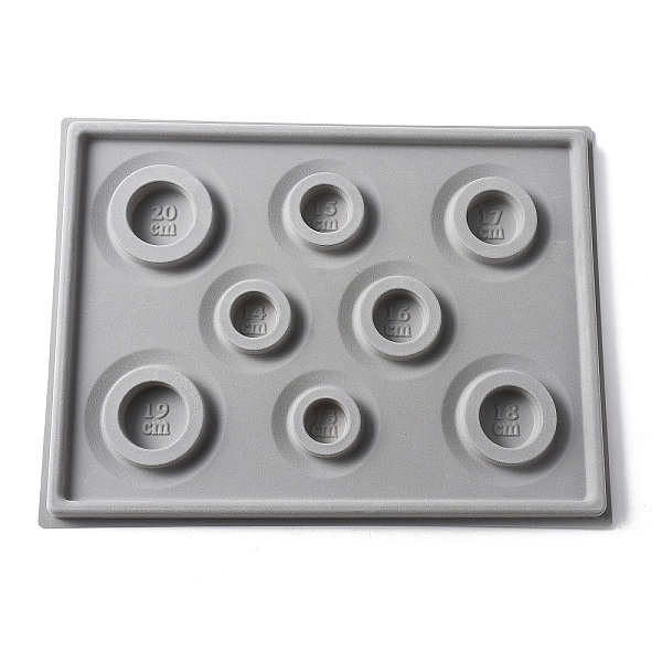 PandaHall Resin Flocking Bead Design Boards, for Bracelets Making, Light Grey, 34.8x26x1.5cm Resin
PandaHall Resin Flocking Bead Design Boards, for Bracelets Making, Light Grey, 34.8x26x1.5cm Resin