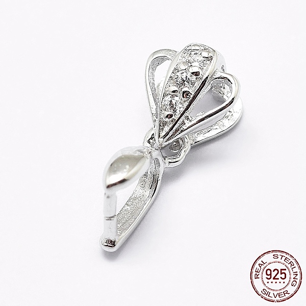 PandaHall Rhodium Plated 925 Sterling Silver Micro Pave Cubic Zirconia Pendant Bails, Ice Pick & Pinch Bails, Flower, Platinum, 12mm, Hole...
PandaHall Rhodium Plated 925 Sterling Silver Micro Pave Cubic Zirconia Pendant Bails, Ice Pick & Pinch Bails, Flower, Platinum, 12mm, Hole...