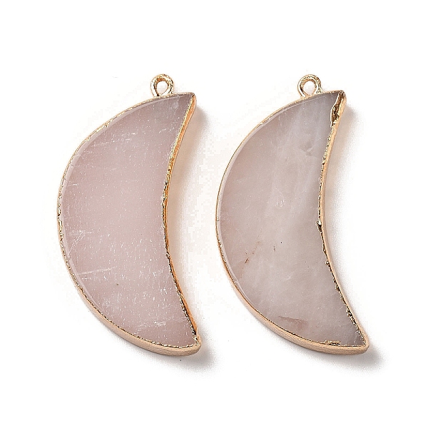 PandaHall Electroplate Natural Rose Quartz Pendants, Moon Charms with Metal Findings, 44x21x6.5mm, Hole: 1.8mm Rose Quartz Moon
PandaHall Electroplate Natural Rose Quartz Pendants, Moon Charms with Metal Findings, 44x21x6.5mm, Hole: 1.8mm Rose Quartz Moon
