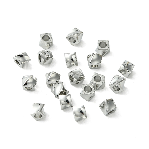 PandaHall Brass Beads, Square, Real Platinum Plated, 3x4x4mm, Hole: 1.8mm Brass Square
PandaHall Brass Beads, Square, Real Platinum Plated, 3x4x4mm, Hole: 1.8mm Brass Square