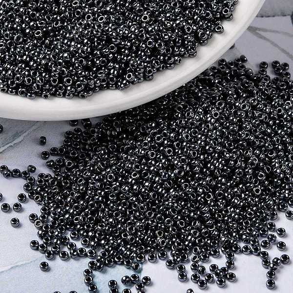 PandaHall MIYUKI Round Rocailles Beads, Japanese Seed Beads, 15/0, Metallic Colours, (RR451) Gunmetal, 1.5mm, Hole: 0.7mm, about 5555pcs/10g..., Black
PandaHall MIYUKI Round Rocailles Beads, Japanese Seed Beads, 15/0, Metallic Colours, (RR451) Gunmetal, 1.5mm, Hole: 0.7mm, about 5555pcs/10g..., Black