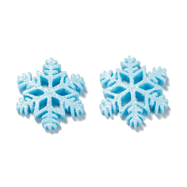 PandaHall Opaque Resin Cabochons, Snowflake, Light Sky Blue, 28.5x25.5x5mm Resin Snowflake
PandaHall Opaque Resin Cabochons, Snowflake, Light Sky Blue, 28.5x25.5x5mm Resin Snowflake