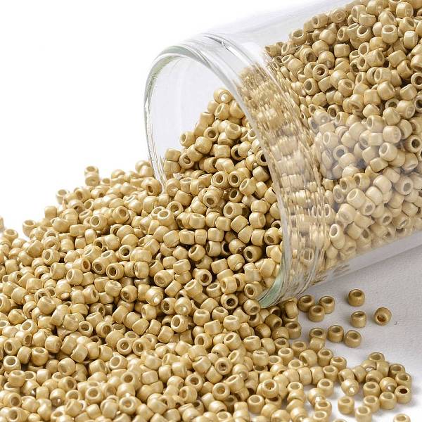 PandaHall TOHO Round Seed Beads, Japanese Seed Beads, (PF557F) PermaFinish Gold Metallic Matte, 15/0, 1.5mm, Hole: 0.7mm, about...
PandaHall TOHO Round Seed Beads, Japanese Seed Beads, (PF557F) PermaFinish Gold Metallic Matte, 15/0, 1.5mm, Hole: 0.7mm, about...