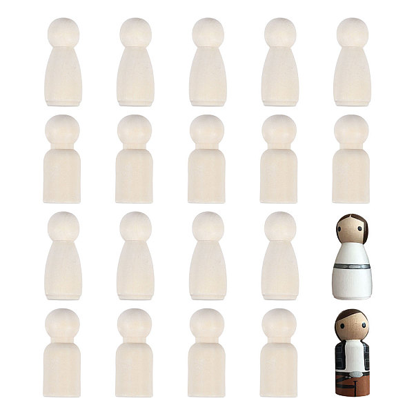 PandaHall CHGCRAFT 20pcs 2styles Wood Peg Dolls Decorative Wooden Peg Doll People Unfinished People Doll Bodies for DIY Painting Decoration...
PandaHall CHGCRAFT 20pcs 2styles Wood Peg Dolls Decorative Wooden Peg Doll People Unfinished People Doll Bodies for DIY Painting Decoration...