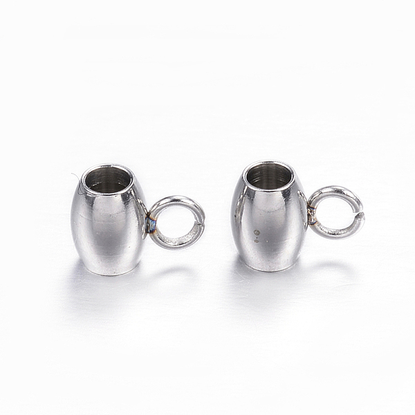 PandaHall 304 Stainless Steel Tube Bails, Loop Bails, Oval, Stainless Steel Color, 7x5x4mm, Hole: 2mm, Inner Diameter: 2mm 304 Stainless...
PandaHall 304 Stainless Steel Tube Bails, Loop Bails, Oval, Stainless Steel Color, 7x5x4mm, Hole: 2mm, Inner Diameter: 2mm 304 Stainless...