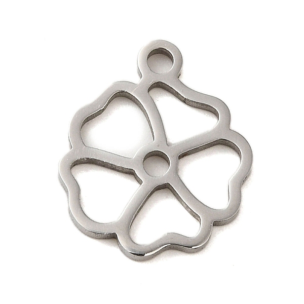 PandaHall 304 Stainless Steel Charms, Laser Cut, Stainless Steel Color, Flower, 13.5x11x1mm, Hole: 1mm 304 Stainless Steel Flower
PandaHall 304 Stainless Steel Charms, Laser Cut, Stainless Steel Color, Flower, 13.5x11x1mm, Hole: 1mm 304 Stainless Steel Flower