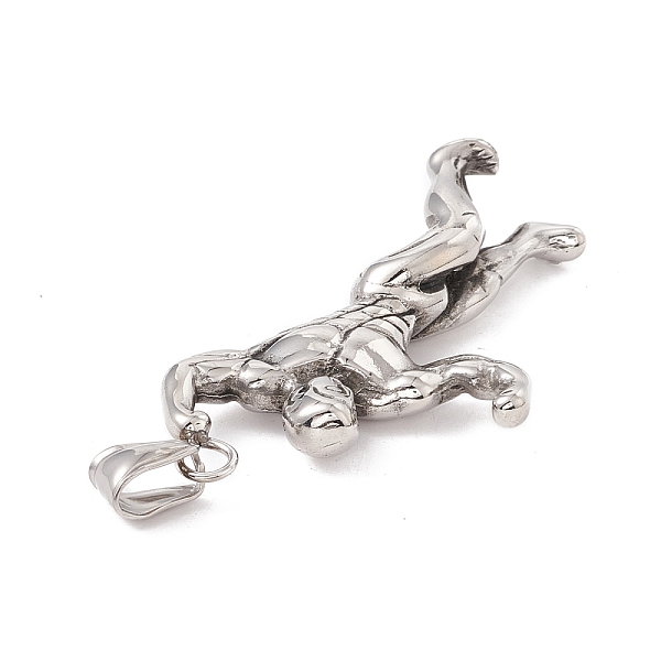 PandaHall 304 Stainless Steel Big Bodybuilder Pendants, Muscle Man, Antique Silver, 54x30x10mm, Hole: 8x4mm 304 Stainless Steel Human
PandaHall 304 Stainless Steel Big Bodybuilder Pendants, Muscle Man, Antique Silver, 54x30x10mm, Hole: 8x4mm 304 Stainless Steel Human