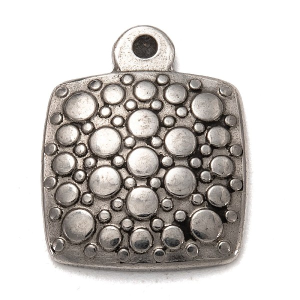 PandaHall 304 Stainless Steel Pendants, Square, Stainless Steel Color, 20.5x16.5x3.5mm, Hole: 1.8mm 304 Stainless Steel Square
PandaHall 304 Stainless Steel Pendants, Square, Stainless Steel Color, 20.5x16.5x3.5mm, Hole: 1.8mm 304 Stainless Steel Square