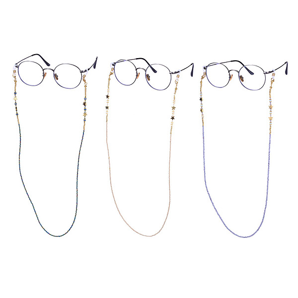 PandaHall Eyeglasses Chains, Neck Strap for Eyeglasses, with Opalite & Natural Aquamarine & Malaysia Jade Beads, Glass Seed Beads and Brass..., Multicolor
PandaHall Eyeglasses Chains, Neck Strap for Eyeglasses, with Opalite & Natural Aquamarine & Malaysia Jade Beads, Glass Seed Beads and Brass..., Multicolor