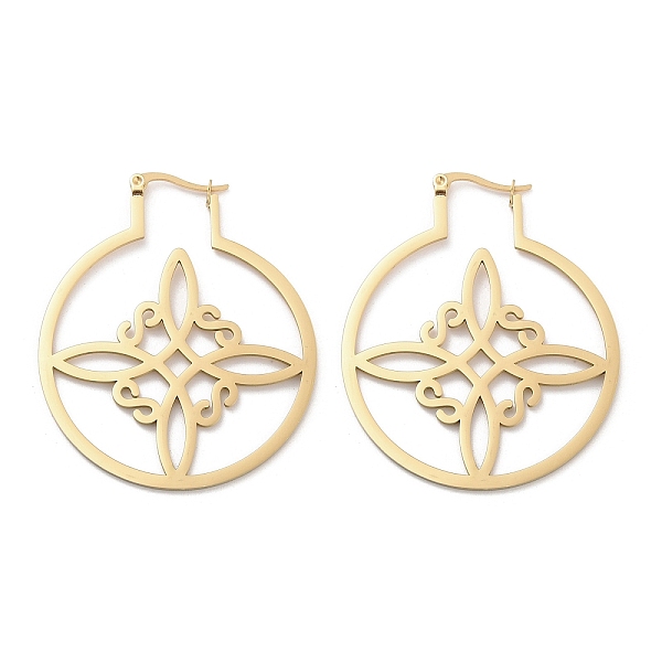PandaHall 304 Stainless Steel Hoop Earrings, Flat Round, Golden, 53x43.5x1mm 304 Stainless Steel Flat Round
PandaHall 304 Stainless Steel Hoop Earrings, Flat Round, Golden, 53x43.5x1mm 304 Stainless Steel Flat Round