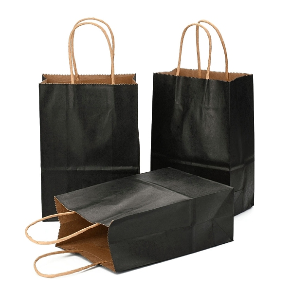 PandaHall Kraft Paper Bags, Gift Bags, Shopping Bags, with Handles, Black, 15x8x21cm Paper None Black
PandaHall Kraft Paper Bags, Gift Bags, Shopping Bags, with Handles, Black, 15x8x21cm Paper None Black