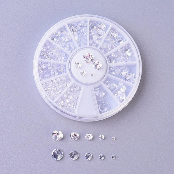 PandaHall Cubic Zirconia Cabochons, Grade A, Faceted, Diamond, Clear, 2mm/3mm/4mm/5mm/6mm, 376pcs/box Cubic Zirconia Diamond Clear
PandaHall Cubic Zirconia Cabochons, Grade A, Faceted, Diamond, Clear, 2mm/3mm/4mm/5mm/6mm, 376pcs/box Cubic Zirconia Diamond Clear