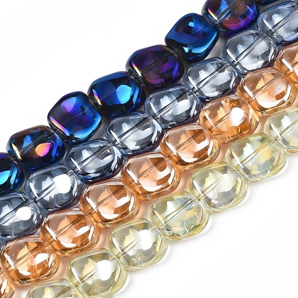 PandaHall Electroplate Glass Beads Strand, Polygon, Mixed Color, 10.5x11~12x5~6mm, Hole: 1mm, about 60~61pcs/strand, 24.41 inch~ 25.20 inch..., Multicolor
PandaHall Electroplate Glass Beads Strand, Polygon, Mixed Color, 10.5x11~12x5~6mm, Hole: 1mm, about 60~61pcs/strand, 24.41 inch~ 25.20 inch..., Multicolor