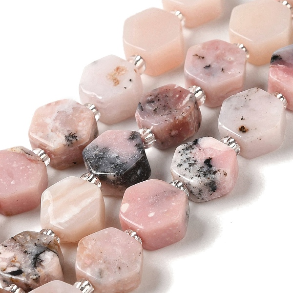 PandaHall Natural Pink Opal Beads Strands, Hexagon, with Seed Beads, 8.5~9x8.5~10x4~5mm, Hole: 1mm, about 37~38pcs/strand, 15.55''~15.75''...
PandaHall Natural Pink Opal Beads Strands, Hexagon, with Seed Beads, 8.5~9x8.5~10x4~5mm, Hole: 1mm, about 37~38pcs/strand, 15.55''~15.75''...